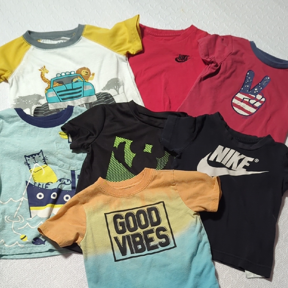 Kids Short Sleeve Tees Casual Athletic Style